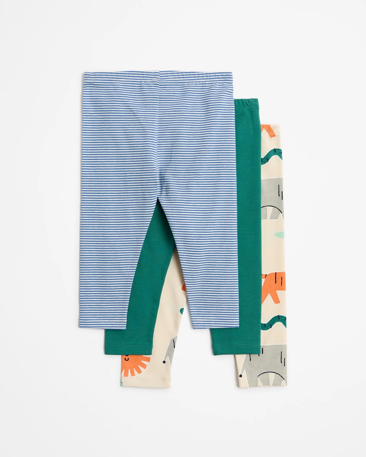 Baby Organic Cotton Leggings 3 Pack - Animals 5 of 6