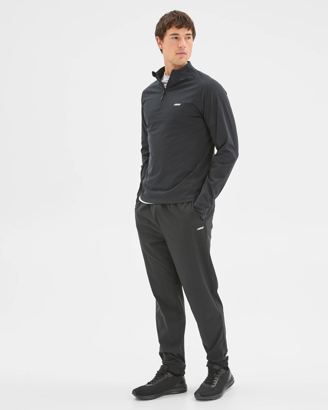 Active 1/2 Zip Jumper - Black 5 of 6