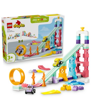 LEGO® DUPLO Town 3 in 1 Creative Ramps with Vehicles 10478