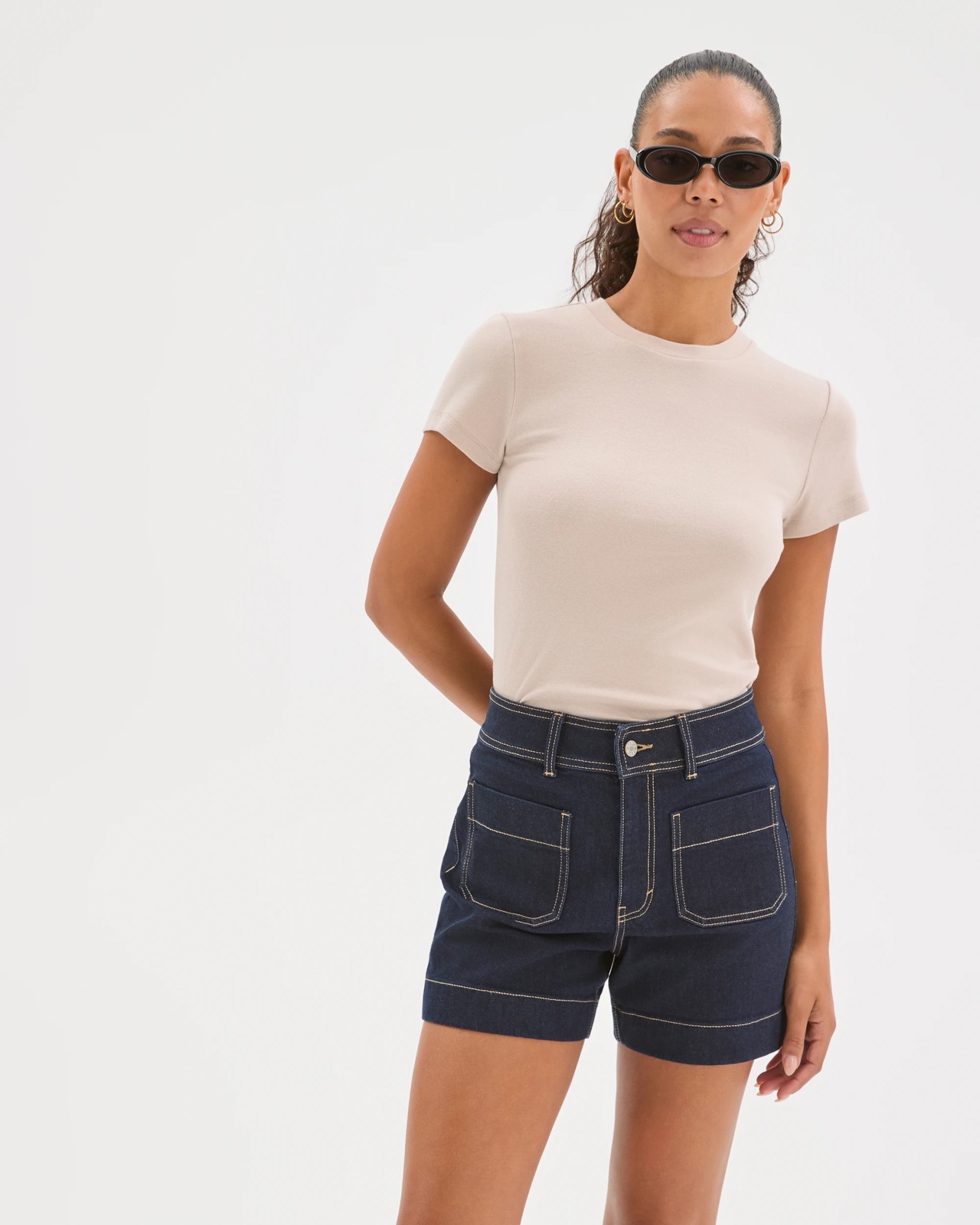 Mila Denim Shorts 3 of 5