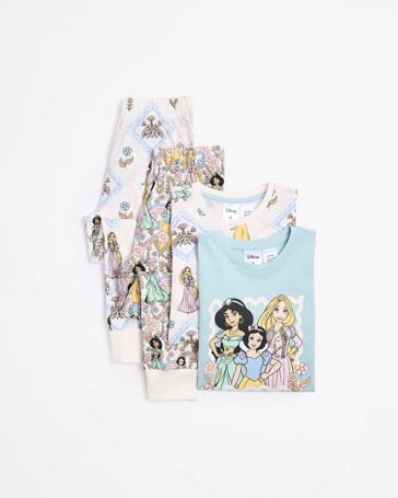 Disney Princesses Cotton 2 Pack Pyjama Sets