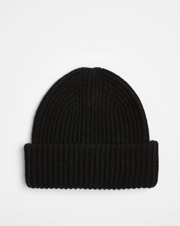 Chunky Rib Knit Beanie