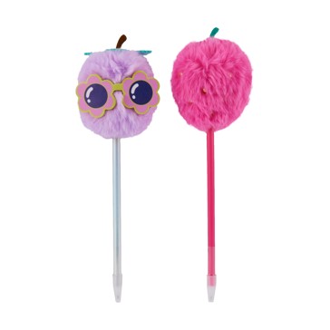 Fruity Fluffy Pen, Assorted - Anko