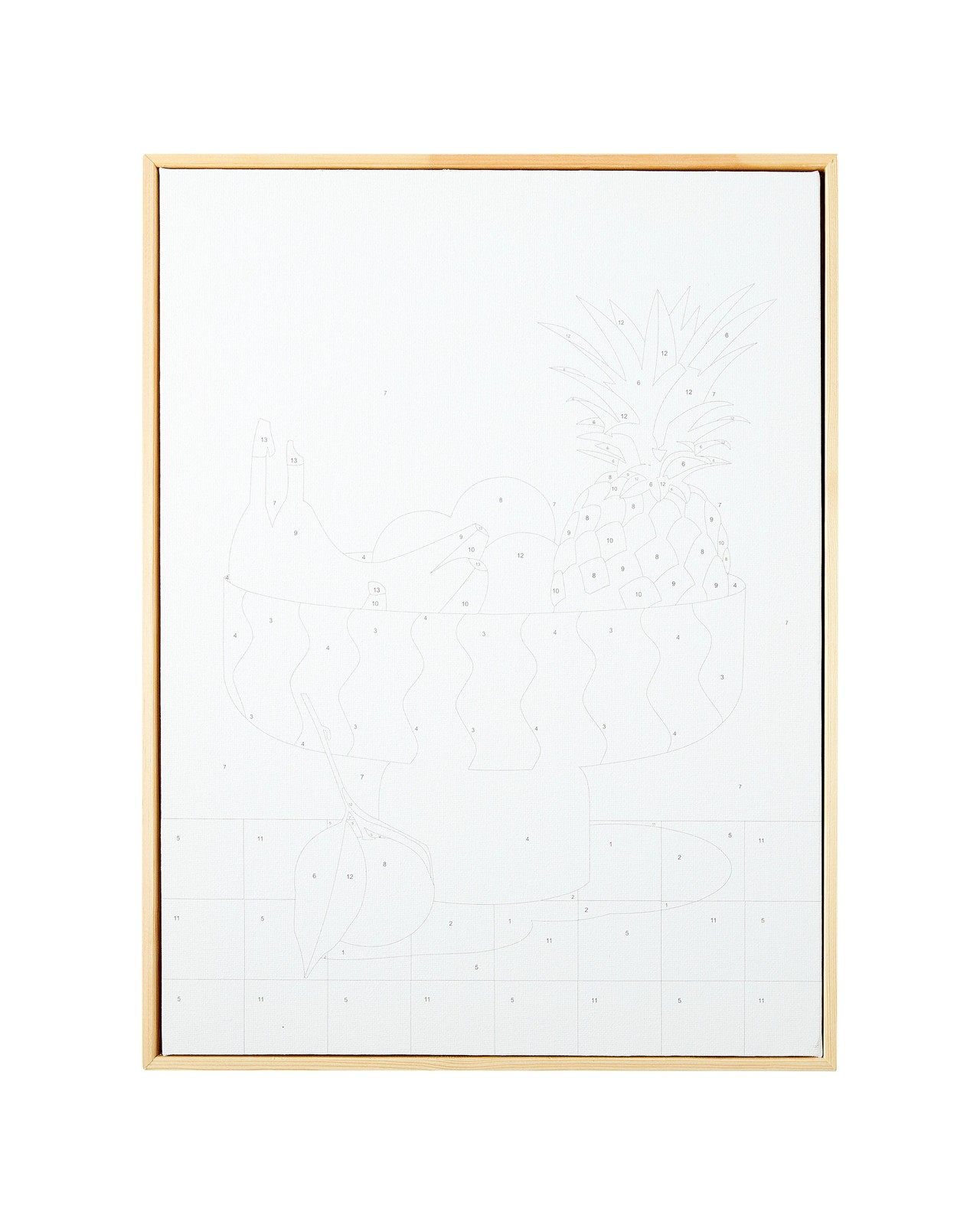Anko Paint by Numbers Framed Canvas Kit - Fruit Bowl 2 of 3