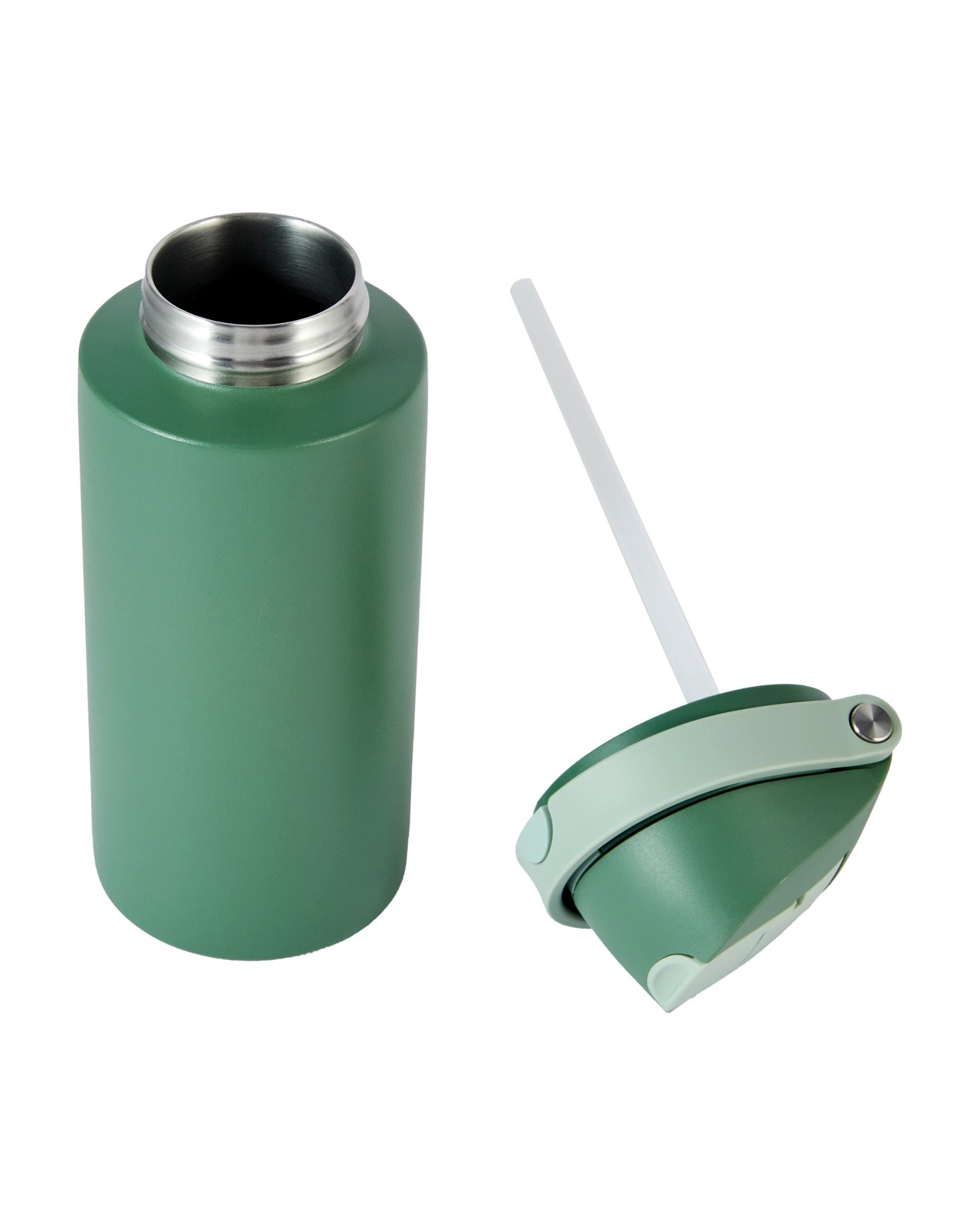 Anko 530ml Olive Dual Lid Drink Bottle 5 of 5