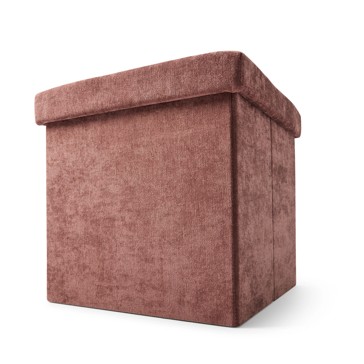 Anko Square Storage Ottoman - Burgundy
