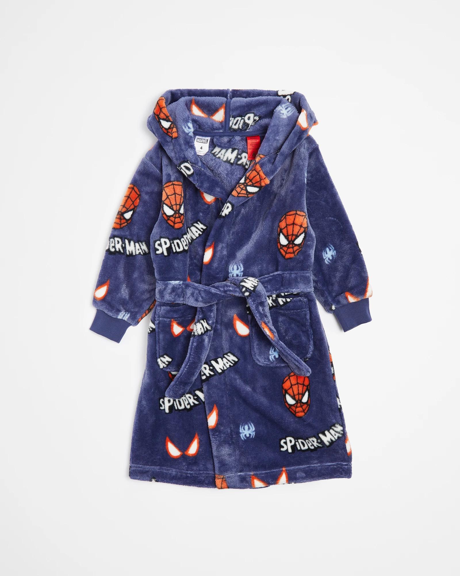 Marvel Spider Man Fleece Dressing Gown Target Australia