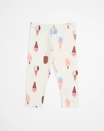 3/4 Ice Cream Leggings