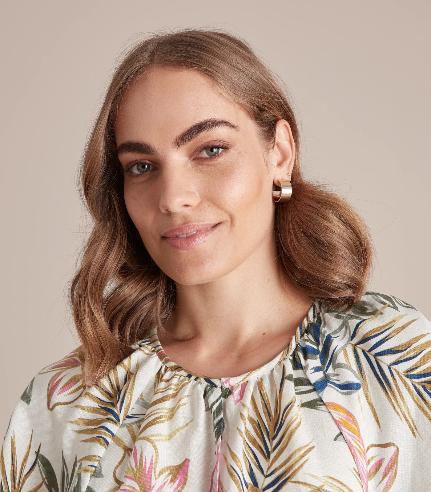 Preview Linen Blend Tiered Midi Dress Target Australia