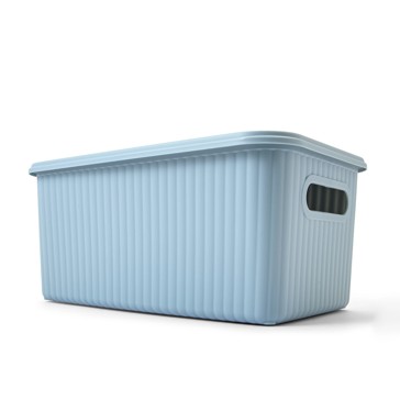 Anko 5L Ribbed Container- Blue