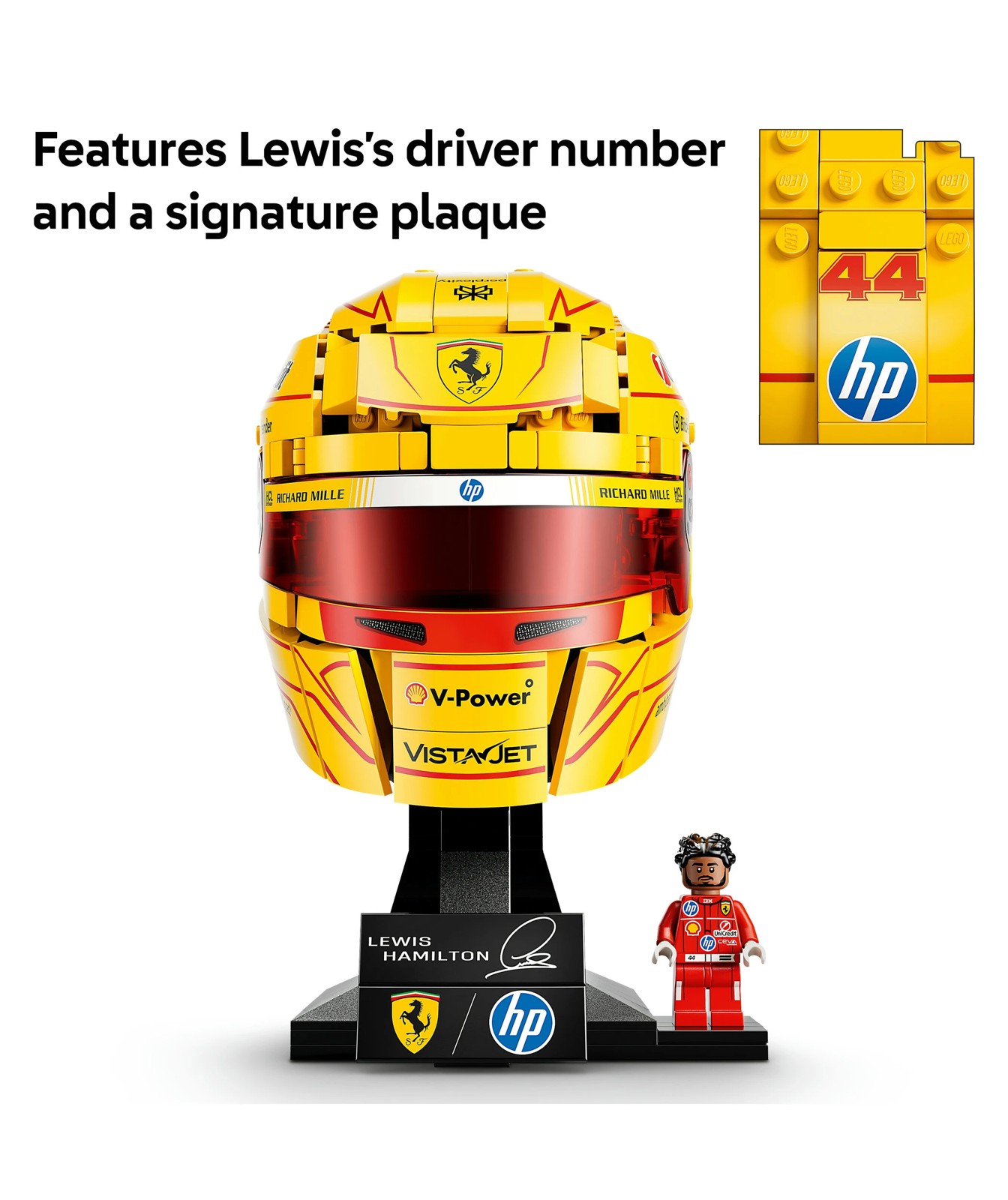 LEGO® Editions Formula 1 Scuderia Ferrari HP Lewis Hamilton Helmet 4 of 6