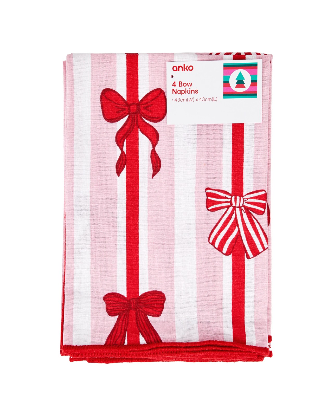 Anko 4 Bow Napkins 4 of 4