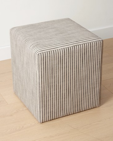 Anko Square Striped Ottoman