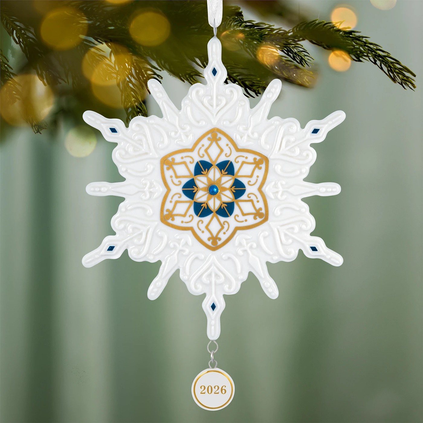 Hallmark Keepsake 2026 Snowflake Christmas Tree Ornament 2 of 6