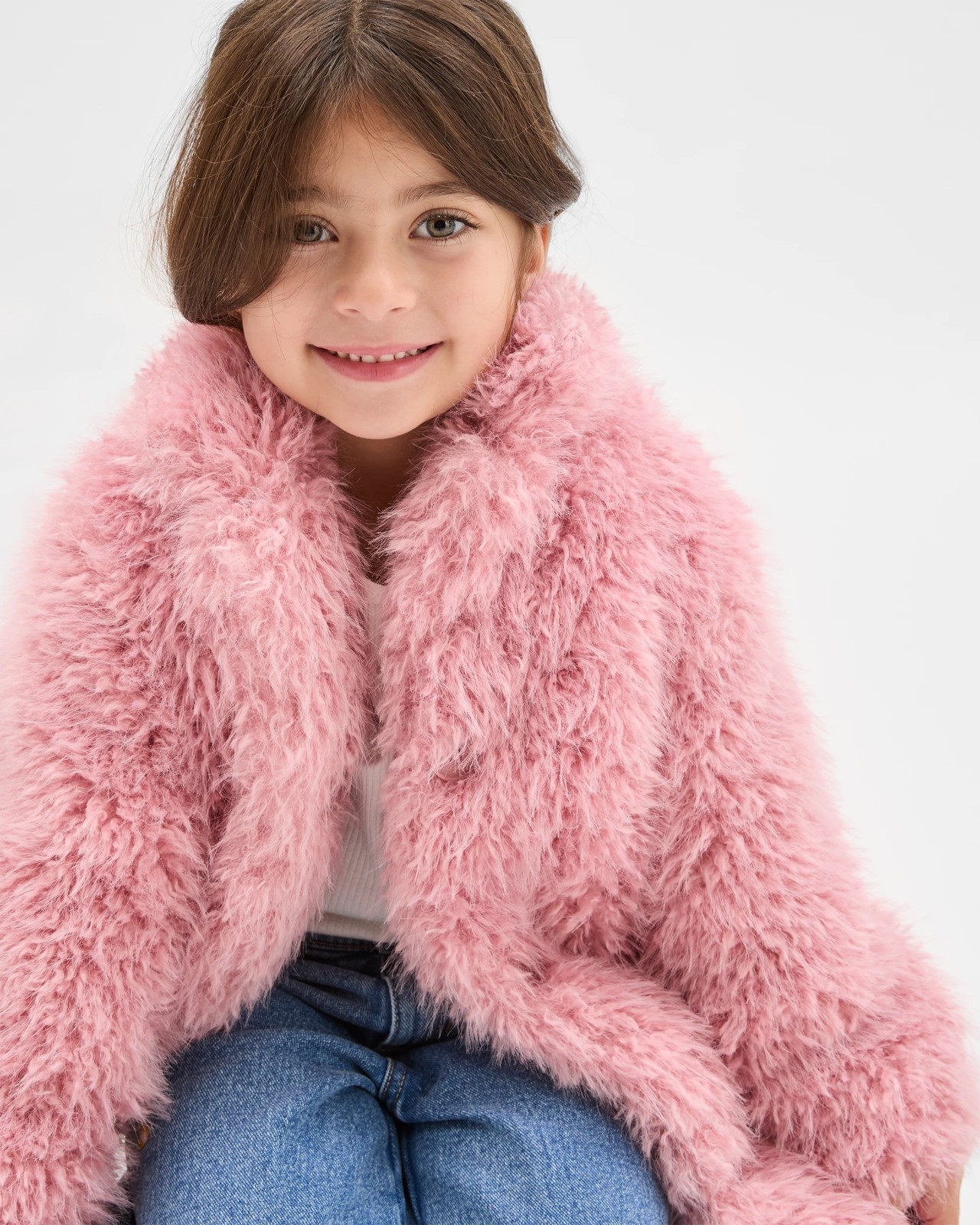 Long Sleeve Faux Fur Coat 3 of 6