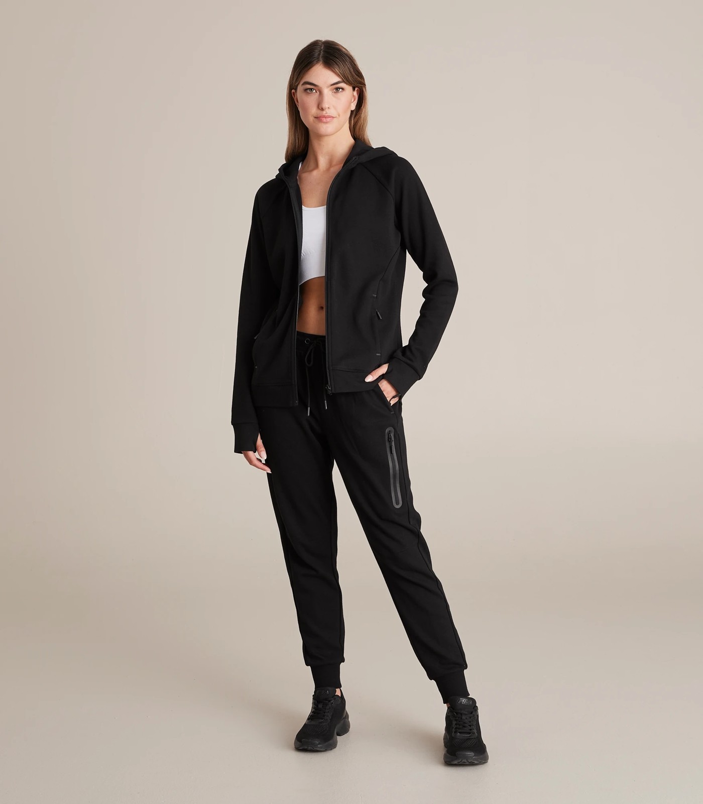 Active Athleisure Tech Fleece Jacket Target Australia