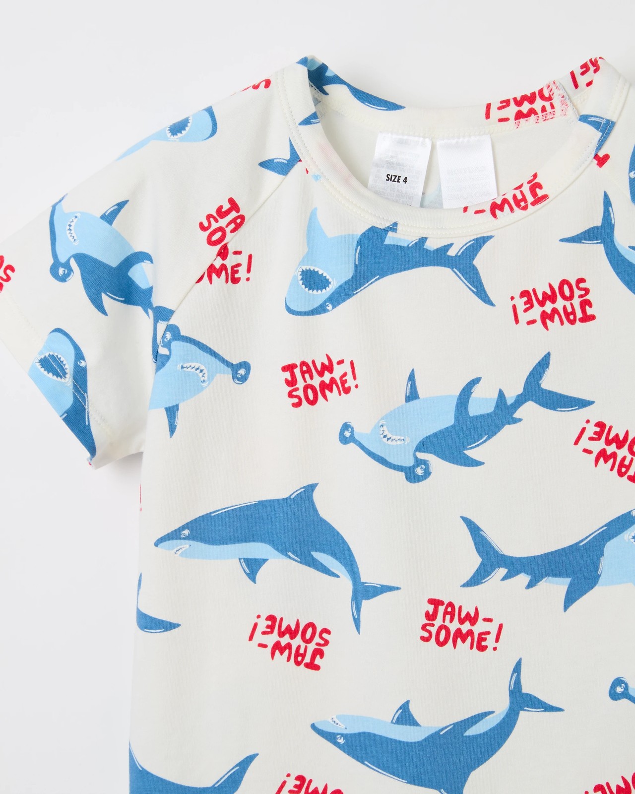 Bonds Younger Boys Sleep Set - White Jaw-some 2 of 4