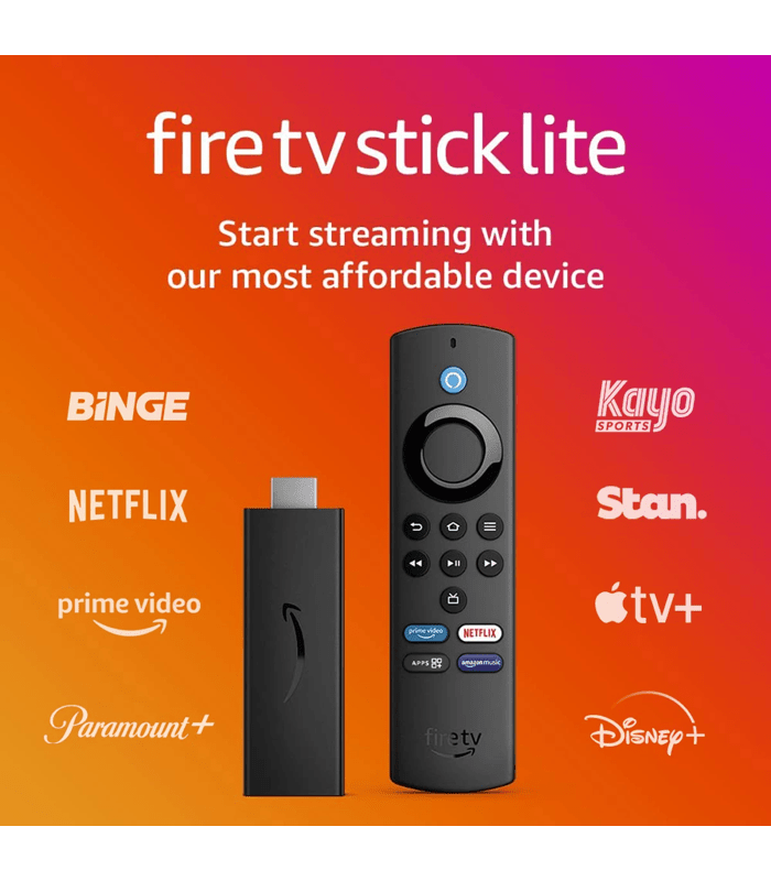 Fire Tv Stick Lite With Latest Alexa Voice Remote Lite (no Tv  Controls), Hd Streaming Device : Target