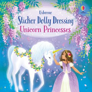 Usborne Sticker Dolly Dressing Unicorn Princesses by Fiona Watt - Book product image