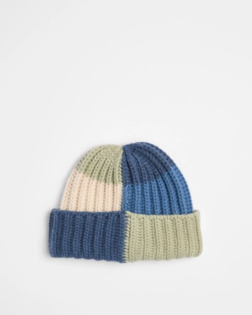 Kids Colour Block Beanie