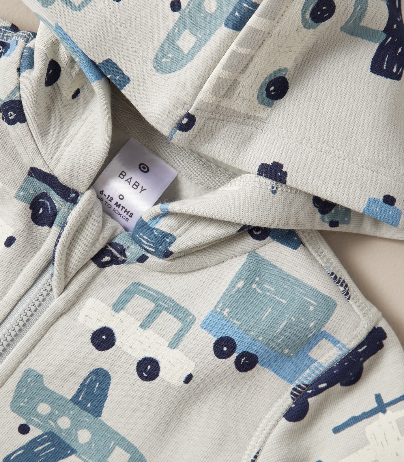 Baby Vehicle Zip Hoodie 4 of 6