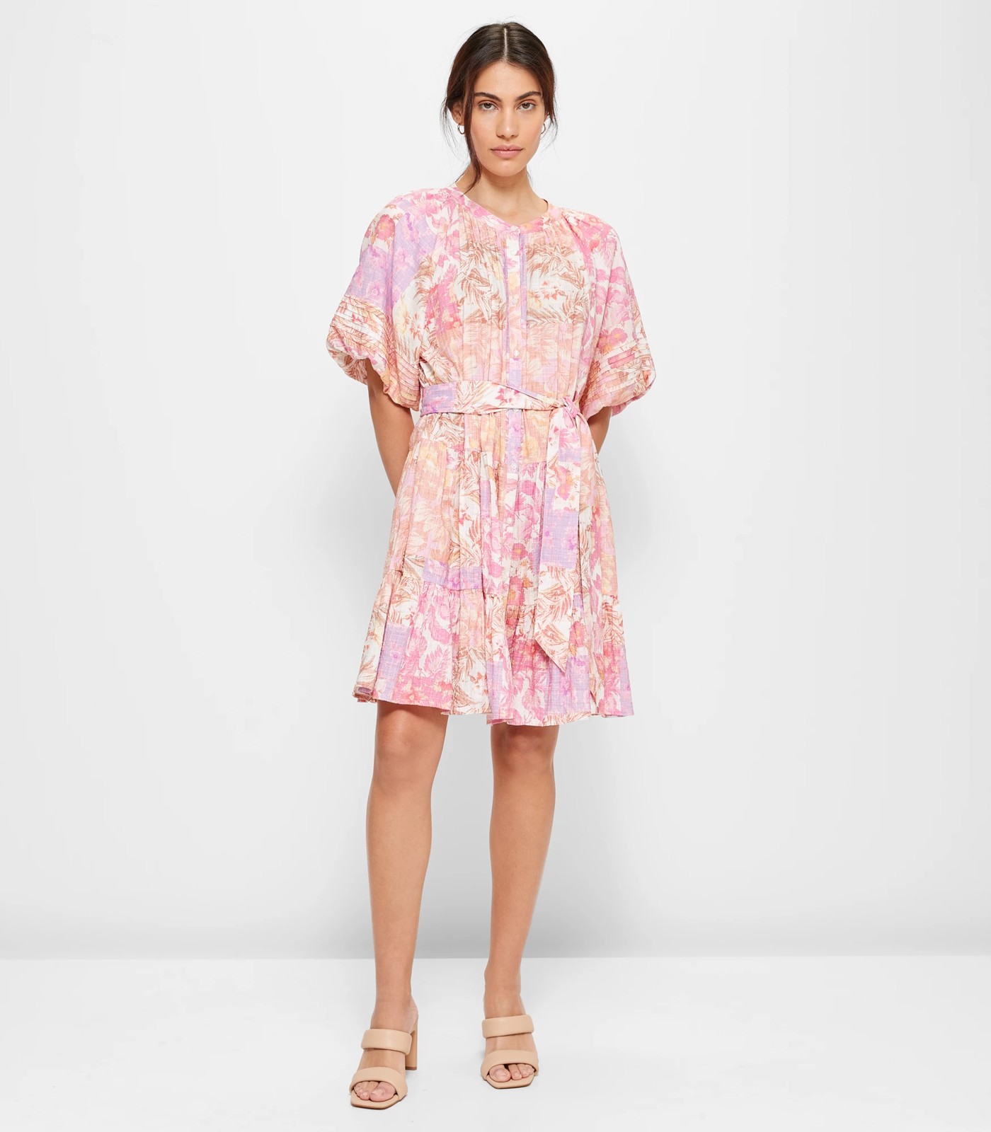 Button Through Mini Dress | Target Australia