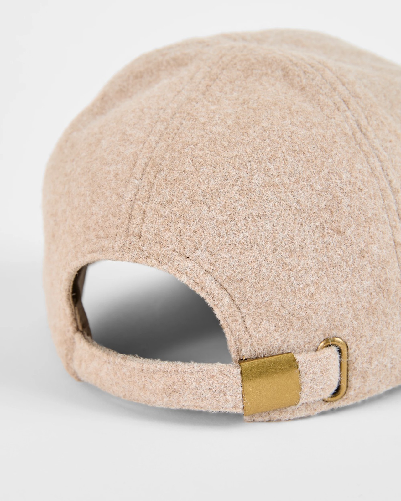 Felt Baseball Cap - Oatmeal marle 3 of 3