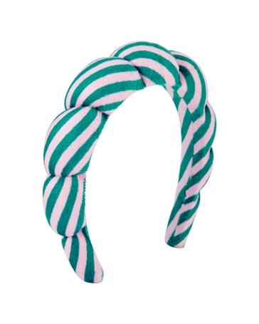 OXX Beauty Summer Vacay Club Scalloped Beauty Headband - Stripe