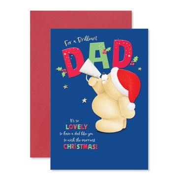 Dad 4ever Friends Christmas Card - Hallmark