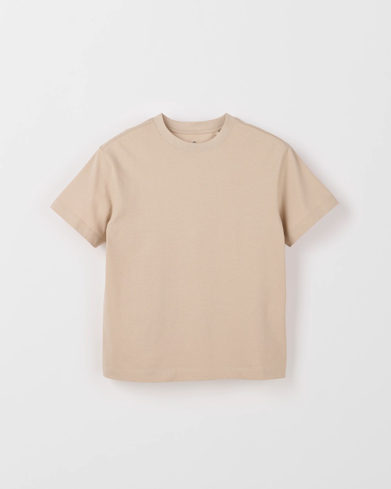 Australian Cotton 2 Pack T-Shirt - Tan/Charcoal Marle 3 of 4