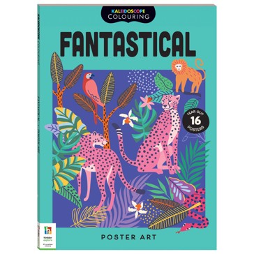 Kaleidoscope Colouring Fantastical Poster Art - Book