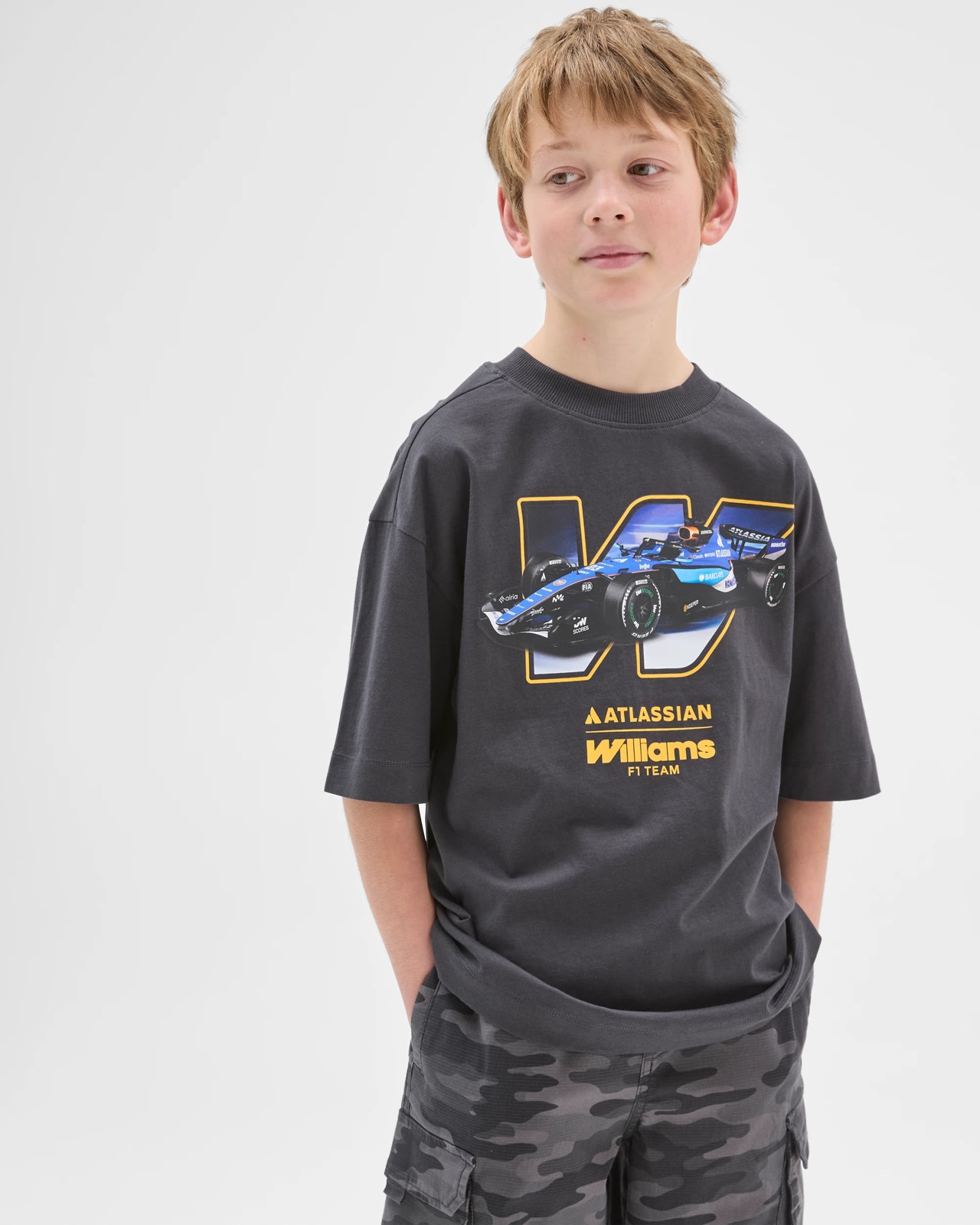 Licensed Williams F1 Australian Cotton Oversized T-Shirt 4 of 6