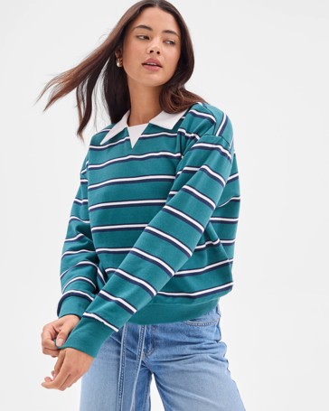 Australian Cotton Blend Rugby Top - Lily Loves