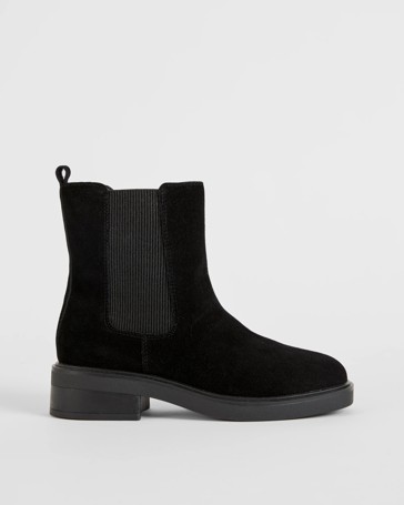 Genuine Suede Chelsea Boot - Coria