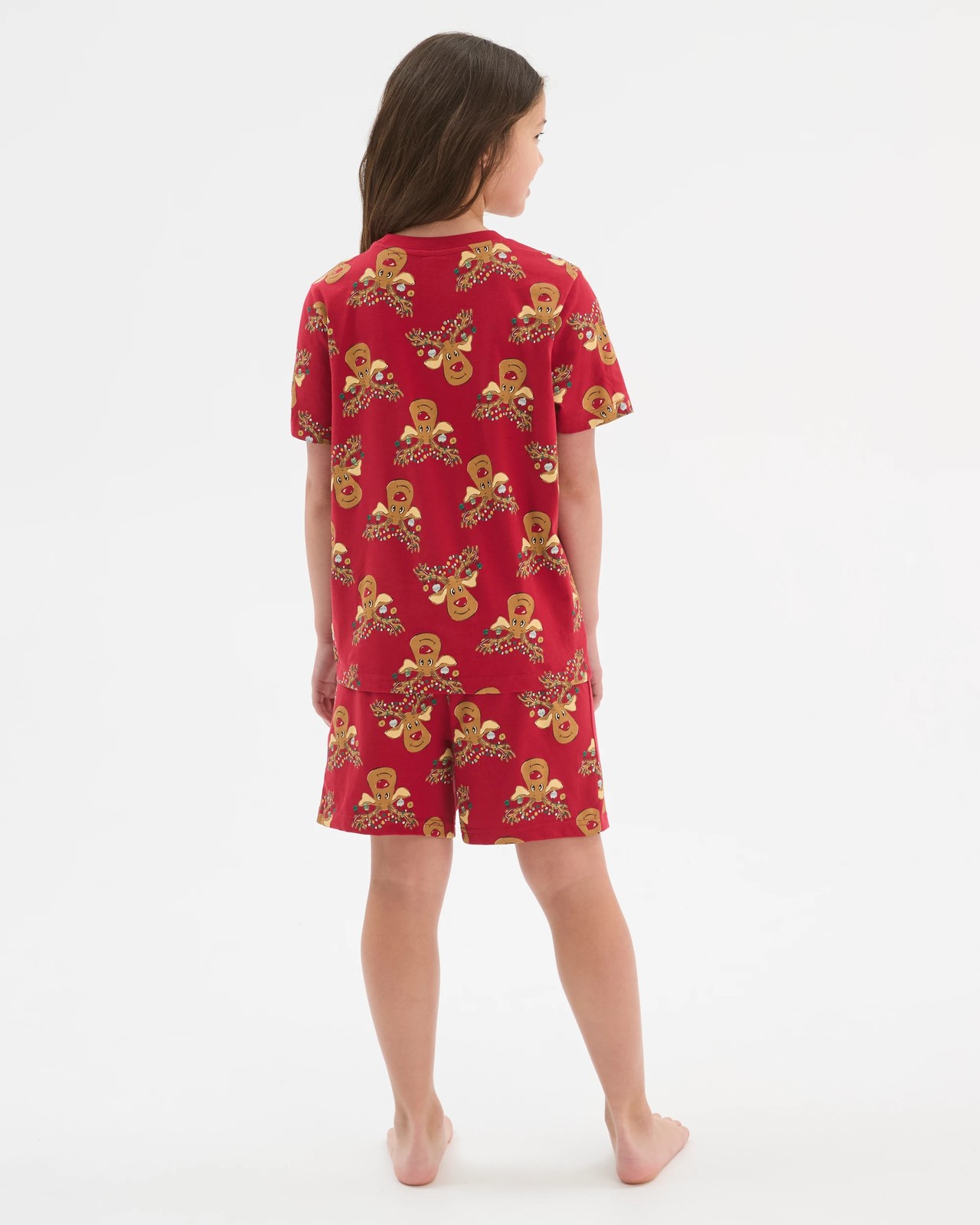 Family Matching Christmas Australian Cotton Older Kids Pyjama Set - Reindeer 5 of 6