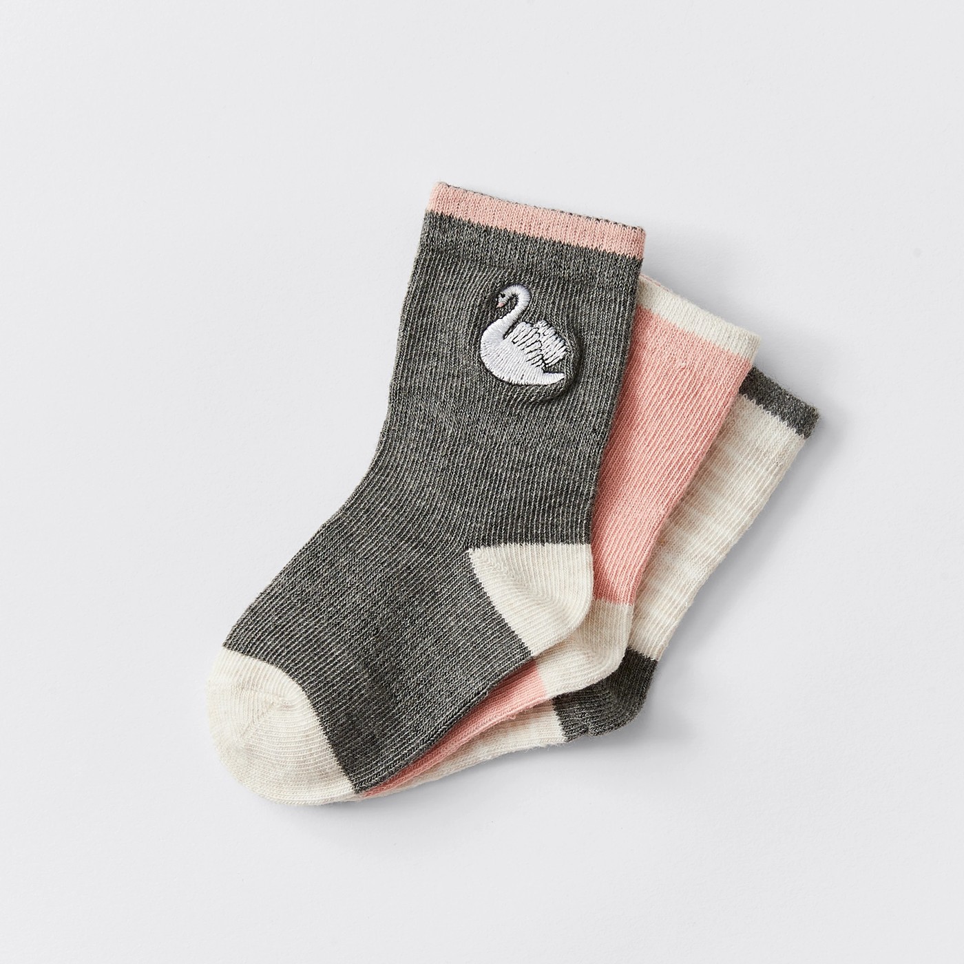 Baby Organic Cotton Socks 3 Pack 3 of 3