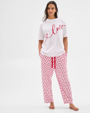 Australian Cotton Printed Boyfriend Sleep T-Shirt