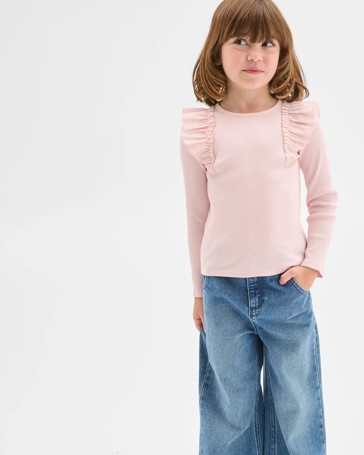 Australian Cotton Long Sleeve Ribbed Fashion T-Shirt