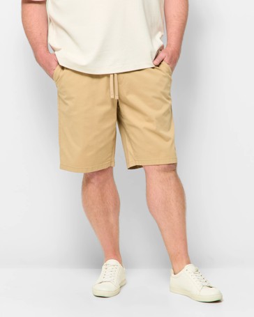 Plus Size Australian Cotton Byron Shorts