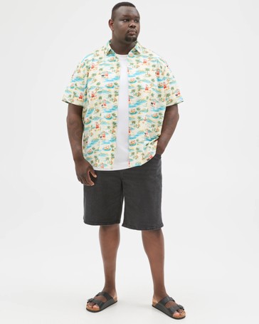 Plus Size Australian Cotton Blend Christmas Shirt