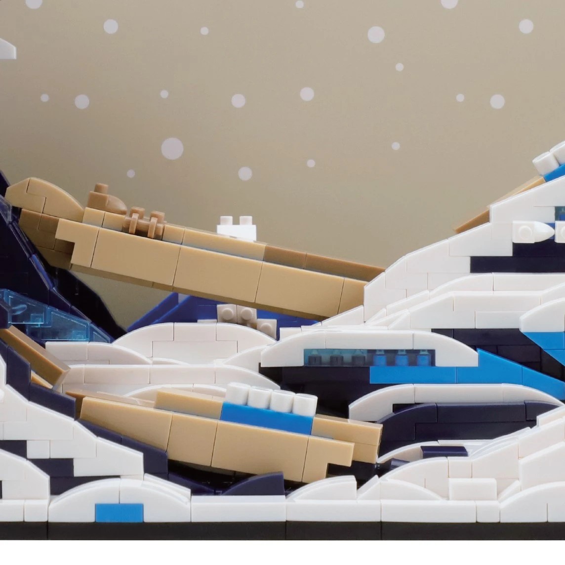 1976 Piece Mini Blocks Lifestyle Series: Sea Wave Scene 3 of 5