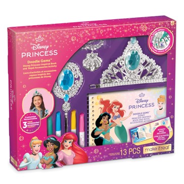 Doodle Gems Disney Princess Book with Royal Accessories