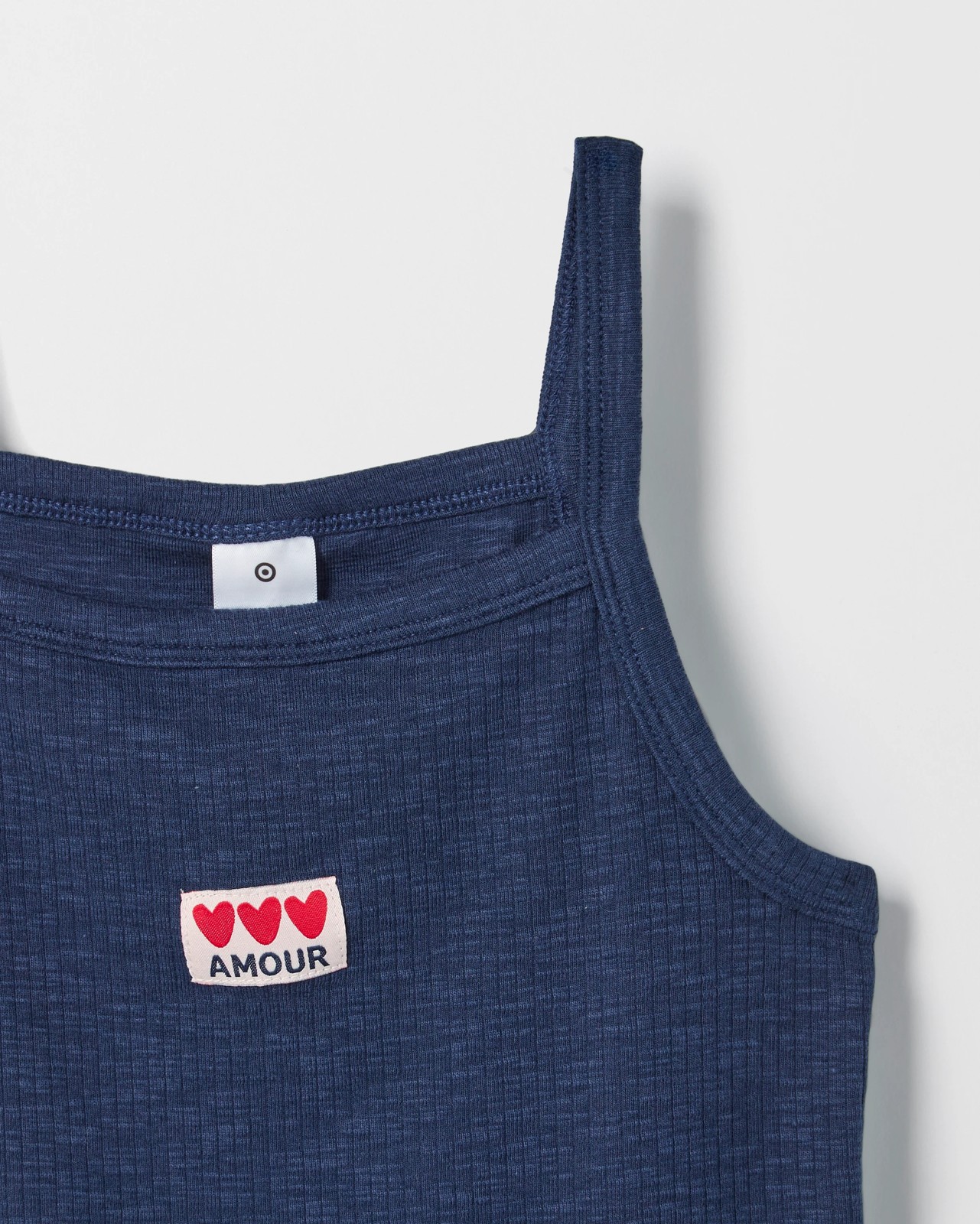 Essential Slub Rib Singlet - Navy 6 of 6