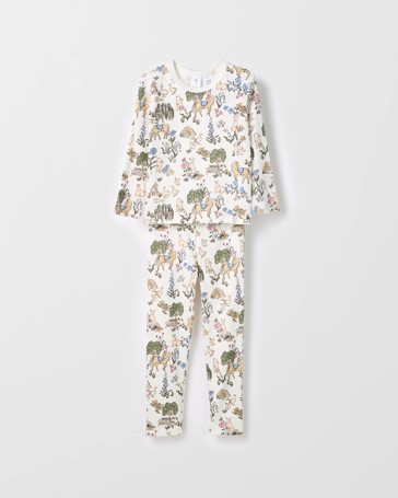 Australian Cotton Younger Girls Pointelle Rib Pyjama Set