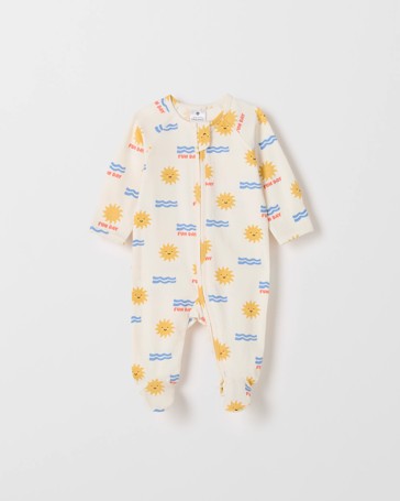Baby Organic Cotton Zip Coverall