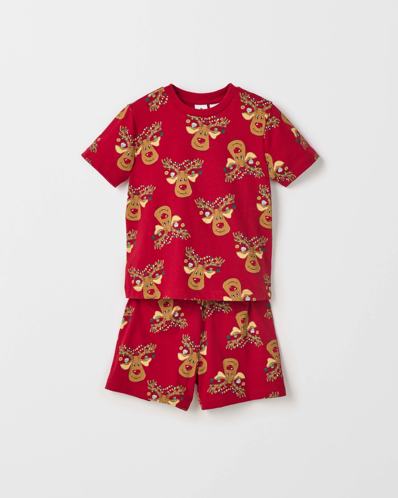 Family Matching Christmas Australian Cotton Younger Kids Pyjama Set - Reindeer 5 of 5