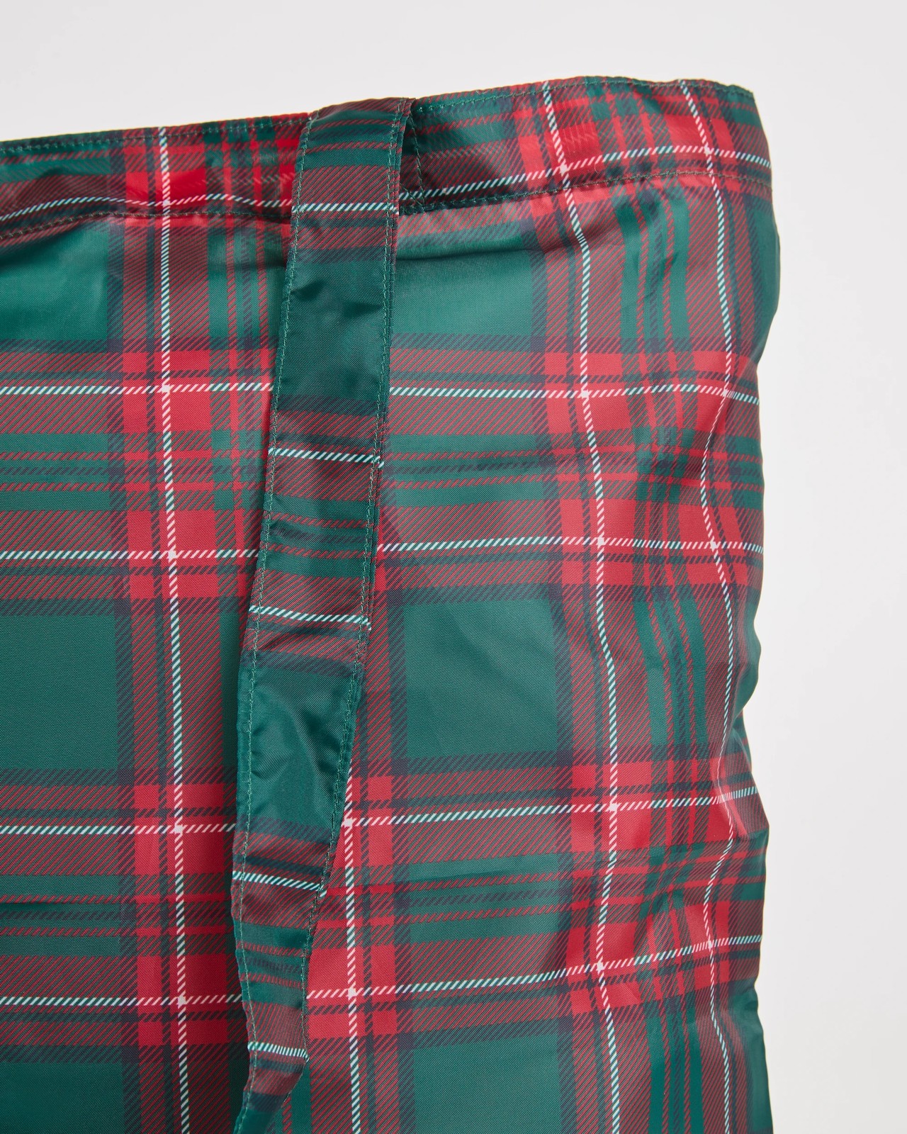 Fold Up Christmas Shopper Tote Bag - Green Tarten 2 of 3