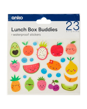 Anko 23 Pack Lunch Box Buddies Stickers