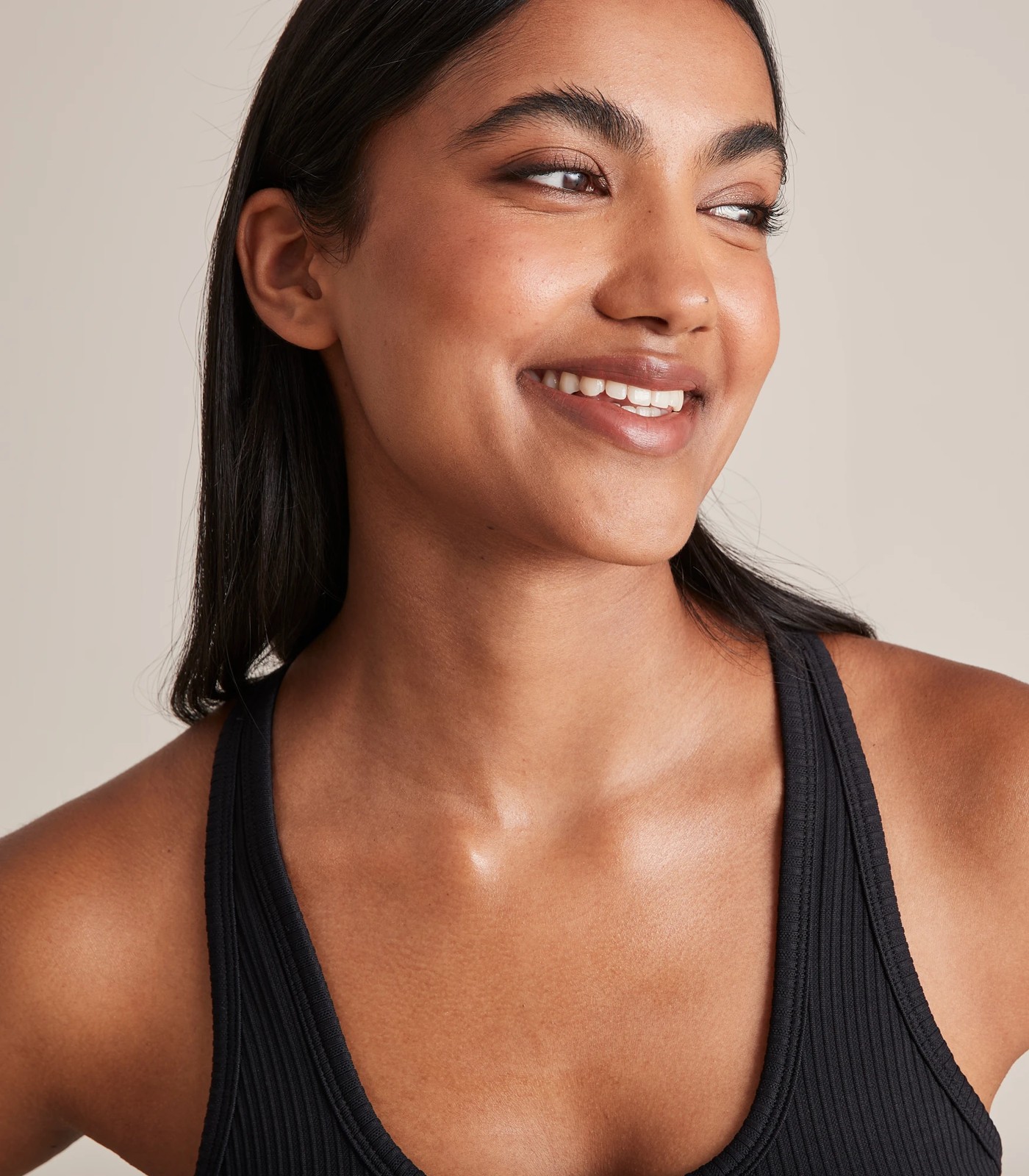 Active Seamfree Ribbed Longline Crop Top