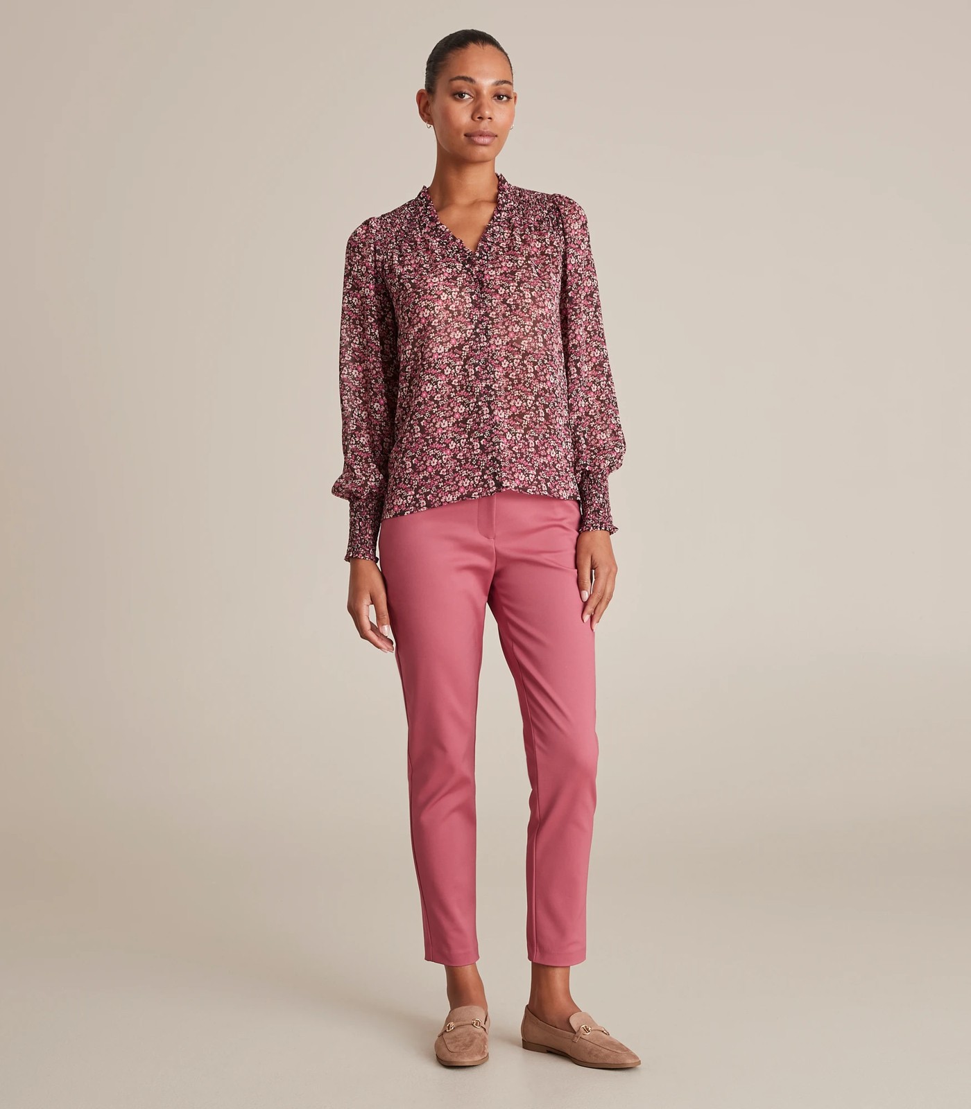 Preview Mia Zip Pocket Ankle Slim Pants 2 of 5